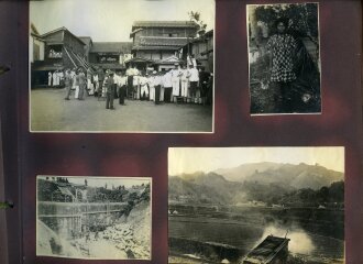 Internierte Angehörige der kaiserlichen Marine in Japan. Fotoalbum mit 163 Fotos eines Angehörigen des Kriegsgefangenenlager Narashino