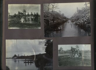 Internierte Angehörige der kaiserlichen Marine in Japan. Fotoalbum mit 163 Fotos eines Angehörigen des Kriegsgefangenenlager Narashino