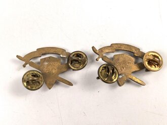 U.S. Texas Military University Collar device, pair