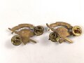 U.S. Texas Military University Collar device, pair