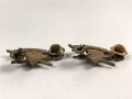 U.S. Texas Military University Collar device, pair