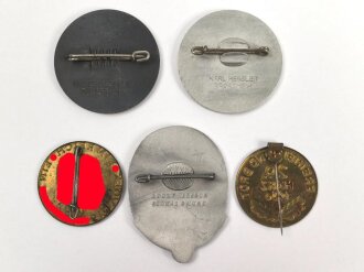 Konvolut Tagungs- und Treffenabzeichen aus der Zeit des III.Reiches