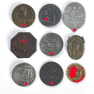 Konvolut Tagungs- und Treffenabzeichen aus der Zeit des III.Reiches