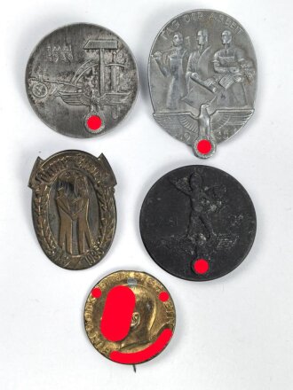 Konvolut Tagungs- und Treffenabzeichen aus der Zeit des III.Reiches