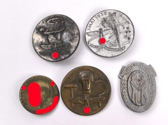 Konvolut Tagungs- und Treffenabzeichen aus der Zeit des III.Reiches