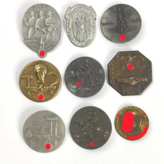 Konvolut Tagungs- und Treffenabzeichen aus der Zeit des III.Reiches