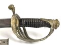 Frankreich, Artilleriesäbel  für Offiziere Modell 1822/99, Manufacture de Chatellerault 1919. Guter Gesamtzustand