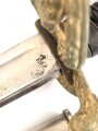 Frankreich, Artilleriesäbel  für Offiziere Modell 1822/99, Manufacture de Chatellerault 1919. Guter Gesamtzustand