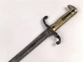 Preussen, Seitengewehr Modell 1871,  Scheide fehlt, gute Klinge, Herstellermarke Alex Coppel, Klingenrücken W 73 gestempelt
