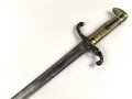 Preussen, Seitengewehr Modell 1871,  Scheide fehlt, gute Klinge, Herstellermarke Alex Coppel, Klingenrücken W 73 gestempelt