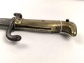 Preussen, Seitengewehr Modell 1871,  Scheide fehlt, gute Klinge, Herstellermarke Alex Coppel, Klingenrücken W 73 gestempelt