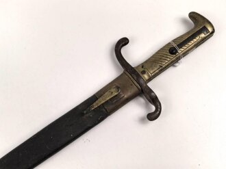 Kaiserreich, Seitengewehr Modell 1871, nummerngleich,...