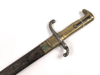 Bayern , Seitengewehr Modell 1871. Hersteller Weyersberg...