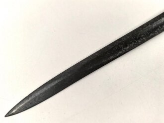 Bayern, Seitengewehr für  Werder Gewehr, Scheide fehlt, Fleckig, Truppenstempel