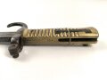 Bayern, Seitengewehr für  Werder Gewehr, Scheide fehlt, Fleckig, Truppenstempel