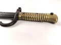 Bayern, Seitengewehr für  Werder Gewehr, Scheide fehlt, Fleckig, Truppenstempel