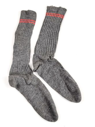 Paar Socken Wehrmacht, Variante mit roten...