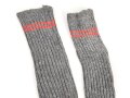 Paar Socken Wehrmacht, Variante mit roten Grössenstreifen. Guter Zustand