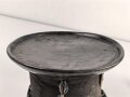 Bayern, Tschako für Landwehr Modell 1825. Nicht zugehöriger Kordon, diverse Mottenschäden, sonst gut