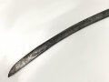 Bayern, Cheveaulegersäbel Modell Rumford 1802, ohne Scheide, Gesamtlänge 104 cm,  2 spangiges Gefäß nachlackiert und wackelt, Spangen angerissen aber fest,  Belederung fehlt,