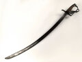 Bayern, Cheveaulegersäbel Modell Rumford 1802, ohne Scheide, Gesamtlänge 104 cm,  2 spangiges Gefäß nachlackiert und wackelt, Spangen angerissen aber fest,  Belederung fehlt,