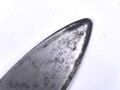 Preußen Kaiserreich, Faschinenmesser 1852 ,Truppenstempel nummerngleich, Hersteller E.Wilhelm Solingen, Klingenrücken W60 gestempelt , alle Metallteile mit Abnahmestempel, Klammer bei Ortblech fehlt