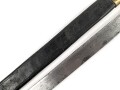 Preußen Kaiserreich, Faschinenmesser 1852 ,Truppenstempel nummerngleich, Hersteller E.Wilhelm Solingen, Klingenrücken W60 gestempelt , alle Metallteile mit Abnahmestempel, Klammer bei Ortblech fehlt