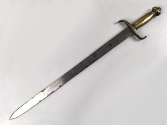 Preußen Kaiserreich, Faschinenmesser  Modell 1852 lange Version, keinerlei Markierung, ohne Scheide