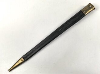 Preußen Kaiserreich, Scheide für Seitengewehr 1871, Naht geschlossen, Truppenstempel auf Mundblech, Abnahmestempel auf Mund- und Ortblech, Klammer Ortblech fehlt, Scheidenmundöffnung für Klingenbreite 29,5 mm, Gesamtlänge 49,7cm