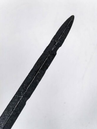 Kaiserreich, Dillenbajonett M1841 für Dreyse Zündnadelgewehr , überlackiert, Ring fest, 