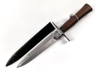 Frankreich 2.Weltkrieg, Kampfmesser " 41 GONON" Unter deutscher Besatzung Hergestellt und so an Deutsche Soldaten in Norwegen ausgegeben. Guter Gesamtzustand