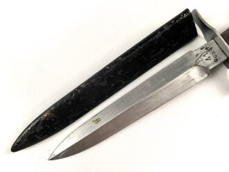 Frankreich 2.Weltkrieg, Kampfmesser " 41 GONON" Unter deutscher Besatzung Hergestellt und so an Deutsche Soldaten in Norwegen ausgegeben. Guter Gesamtzustand