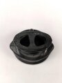 Mundstück für Gasmaskenfilter Wehrmacht, spätes Stück, wird direkt auf den Gasmaskenfilter aufgeschraubt. Selten, Gummi angetrocknet