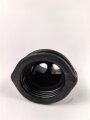 Mundstück für Gasmaskenfilter Wehrmacht, spätes Stück, wird direkt auf den Gasmaskenfilter aufgeschraubt. Selten, Gummi angetrocknet