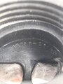 Mundstück für Gasmaskenfilter Wehrmacht, spätes Stück, wird direkt auf den Gasmaskenfilter aufgeschraubt. Selten, Gummi angetrocknet