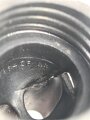 Mundstück für Gasmaskenfilter Wehrmacht, spätes Stück, wird direkt auf den Gasmaskenfilter aufgeschraubt. Selten, Gummi angetrocknet