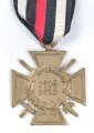 Ehrenkreuz für Frontkämpfer am Band mit Hersteller GBR. D. L.