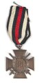 Ehrenkreuz für Frontkämpfer am Band mit Hersteller R.V. 18 Pforzheim