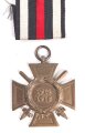 Ehrenkreuz für Frontkämpfer mit Hersteller L. NBG., Band beiliegend
