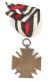 Ehrenkreuz für Frontkämpfer mit Hersteller W.R., Band beiliegend