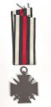 Ehrenkreuz für Frontkämpfer mit Hersteller G 5, Band beiliegend, korrodiert