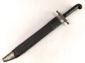 Österreich, Pionierfaschinenmesser Modell 1853/89, Lederverstärkungen an Mund und Ortblech,
