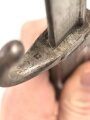 Frankreich, Seitengewehr Gras für Kadetten, sogenanntes  "Scolair-Modell", Klingenspitze vorschriftsmässig abgerundet, Holzgriffschalen, Nummer auf Parierstange, seltenes Stück