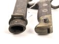 Frankreich, Seitengewehr Gras für Kadetten, sogenanntes  "Scolair-Modell", Klingenspitze vorschriftsmässig abgerundet, Holzgriffschalen, Nummer auf Parierstange, seltenes Stück