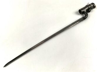 Großbritannien, Tüllenbajonett Modell 1853 Gesamtlänge 53 cm, 3-Kantklinge, Tüllendurchmesser 20,5 mm