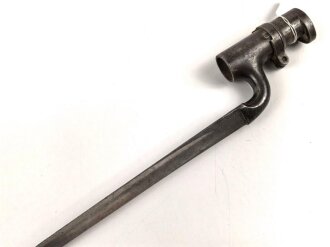 Großbritannien, Tüllenbajonett Modell 1853 Gesamtlänge 53 cm, 3-Kantklinge, Tüllendurchmesser 20,5 mm