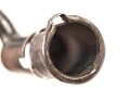 Österreich, Tüllenbajonett, wohl vor 1800, 3-kantklinge mit tiefer Blutrinne , Doppelkopfadler auf Fehlschärfe, lGesamtlänge 55 cm,  Durchmesser Tülle 22 mm verjüngt sich auf 20,5 mm
