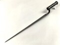 Österreich, Tüllenbajonett, wohl vor 1800, 3-kantklinge mit tiefer Blutrinne , Doppelkopfadler auf Fehlschärfe, lGesamtlänge 55 cm,  Durchmesser Tülle 22 mm verjüngt sich auf 20,5 mm