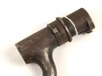 Großbritannien, Tüllenbajonett Modell 1876 vermutlich für Martini Henry  Gesamtlänge 62,5 cm, 3-Kantklinge, Tüllendurchmesser 16mm, Sperring fehlt