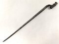 Großbritannien, Tüllenbajonett Modell 1876 vermutlich für Martini Henry  Gesamtlänge 62,5 cm, 3-Kantklinge, Tüllendurchmesser 16mm, Sperring fehlt
